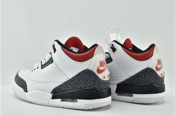 Nike Air Jordan 3 SE Denim Fire Red CZ6431 100 Womens And Mens Shoes